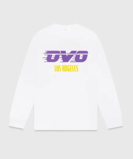 NBA Lakers Longsleeve OVO T Shirt