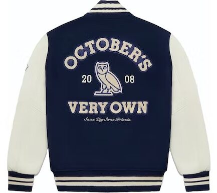 OVO Collegiate Varsity Jacket Navy