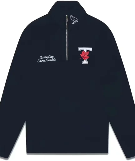 OVO x University of Toronto Quarter Zip Sweatshirt